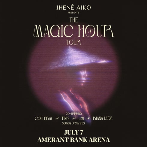 SIX-TIME GRAMMY NOMINEE JHENÉ AIKO ANNOUNCES THE MAGIC HOUR TOUR HEADING TO AMERANT BANK ARENA ON SUNDAY, JULY 7