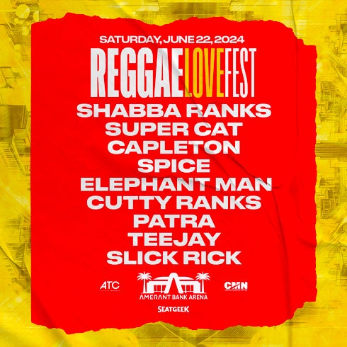 More Info for REGGAE LEGENDS REUNITE FOR THE REGGAE LOVE FEST AT AMERANT BANK ARENA ON SATURDAY, JUNE 22 AT 8 P.M. 