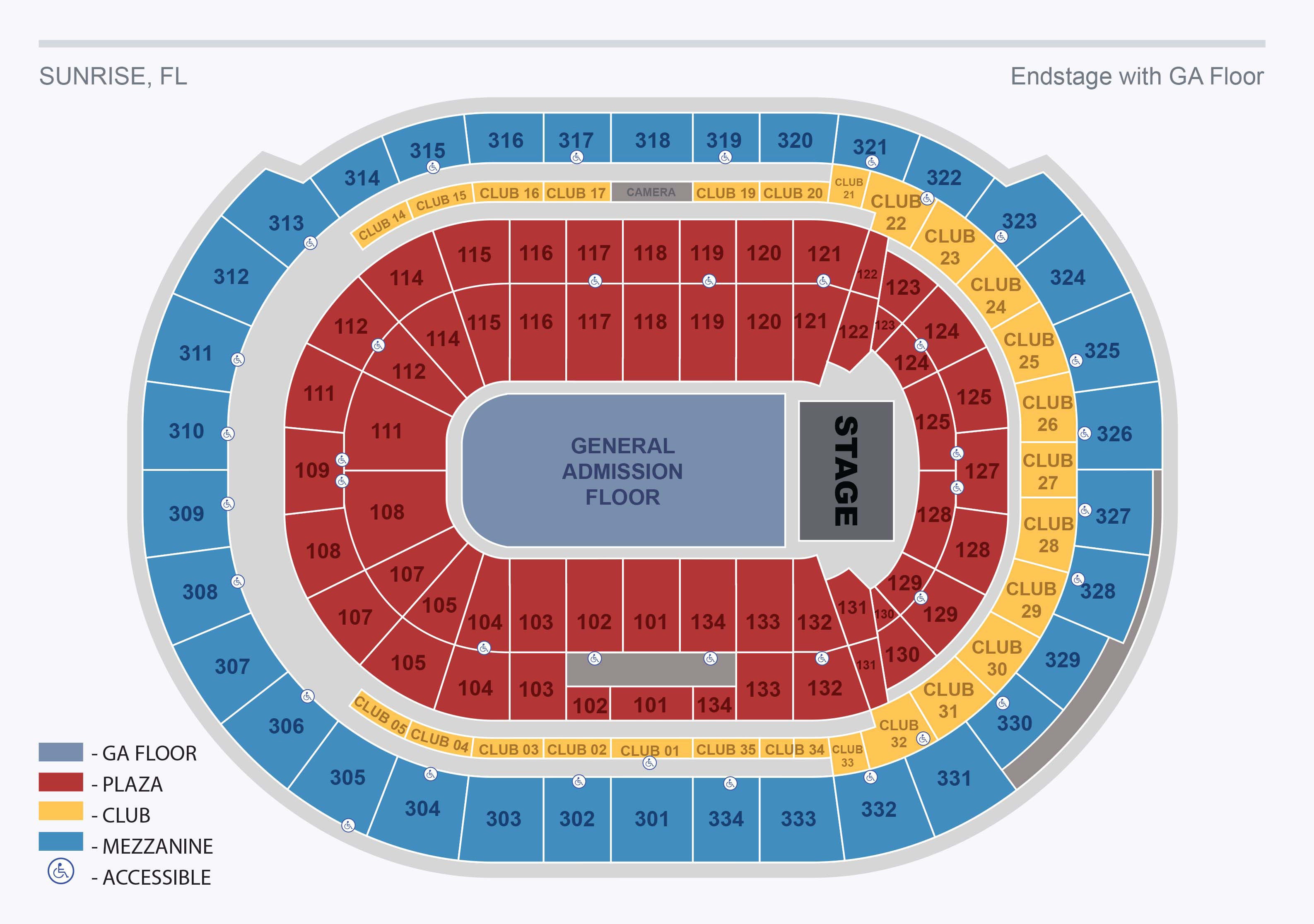 Seating Charts Amerant Bank Arena