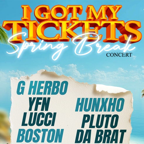 “I Got My Tickets” Spring Break Concert Takes Over Amerant Bank Arena on Friday, March 13