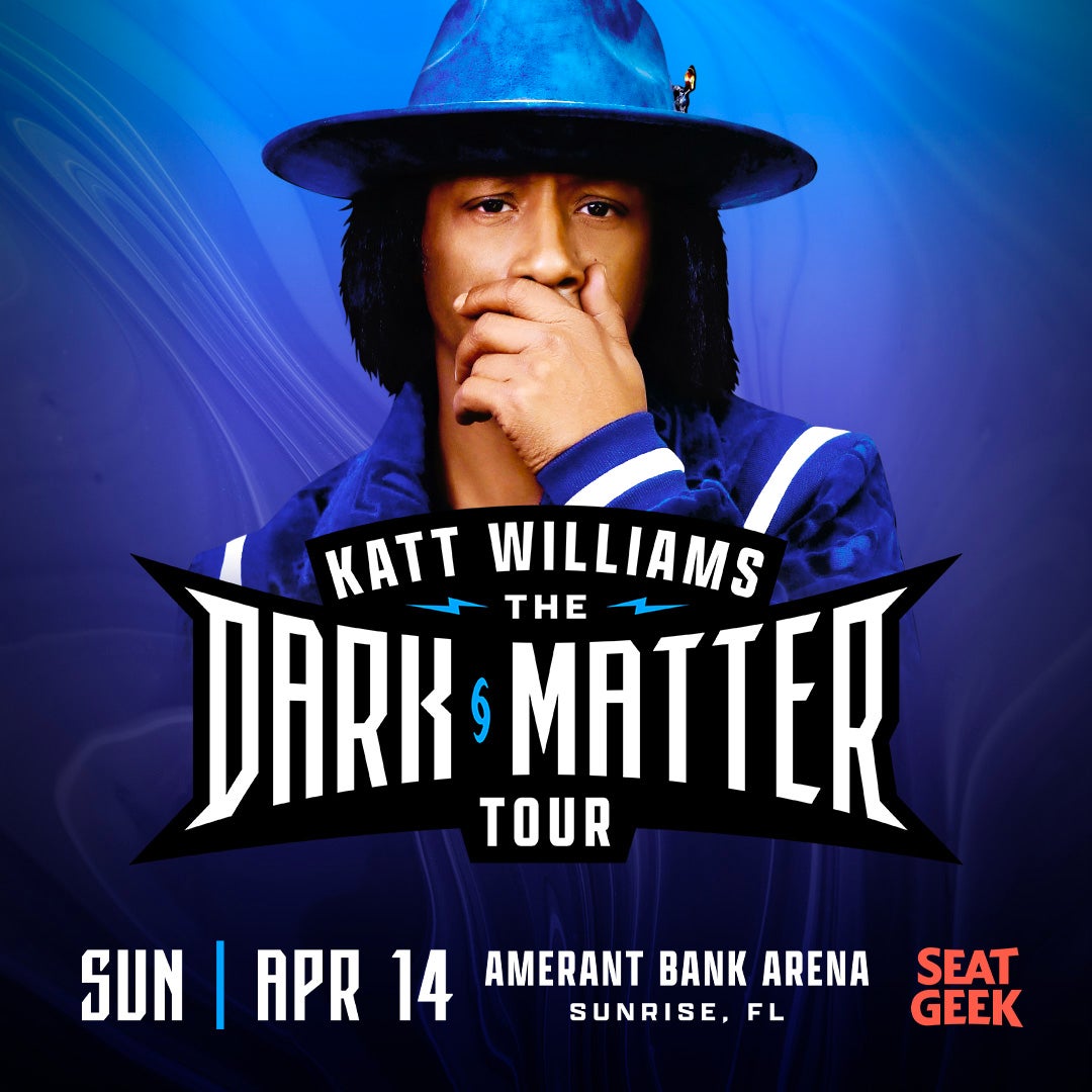 More Info for KATT WILLIAMS ANNOUNCES SHOW AT AMERANT BANK ARENA ON APRIL 14 AS PART OF THE DARK MATTER TOUR