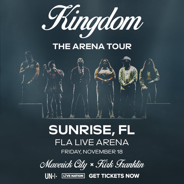More Info for Maverick City Music X Kirk Franklin Announce Coast-to-Coast Kingdom Arena Tour Coming to Amerant Bank Arena on Nov. 18