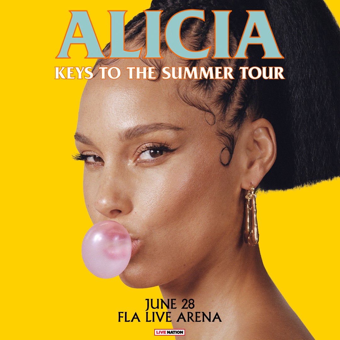 More Info for Alicia Keys Announces the Keys to the Summer Tour Kicking Off at Amerant Bank Arena on June 28