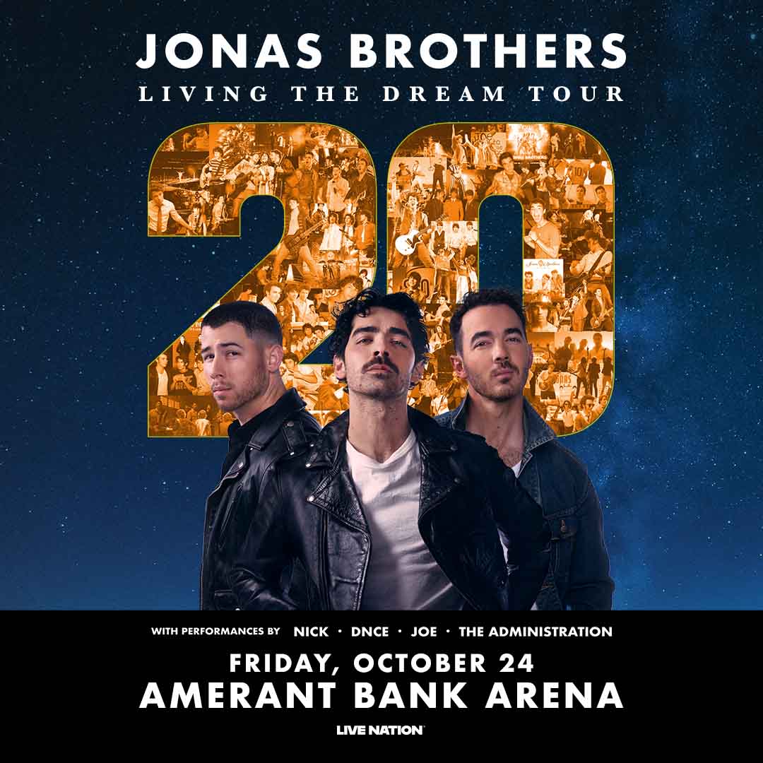 JONAS BROTHERS ANNOUNCE “JONAS20: LIVING THE DREAM” TOUR