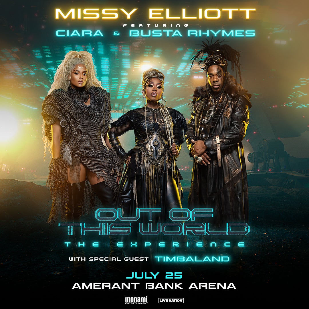 More Info for MISSY ELLIOTT’S FIRST-EVER HEADLINE TOUR: OUT OF THIS WORLD — THE MISSY ELLIOTT EXPERIENCE HEADING TO AMERANT BANK ARENA ON THURSDAY, JULY 25